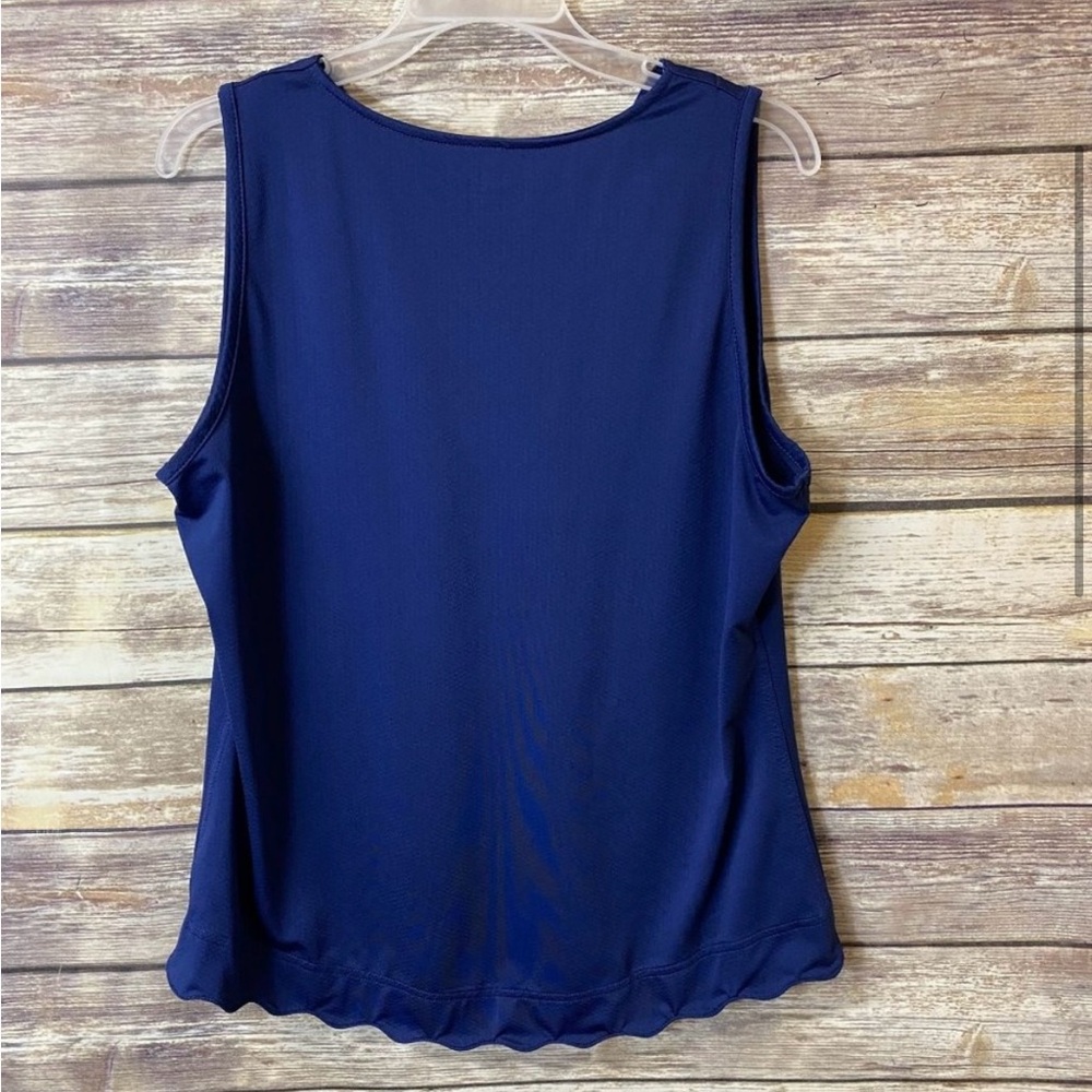 Active Navy V-Neck Women's Tank Top - Picture 4 of 7